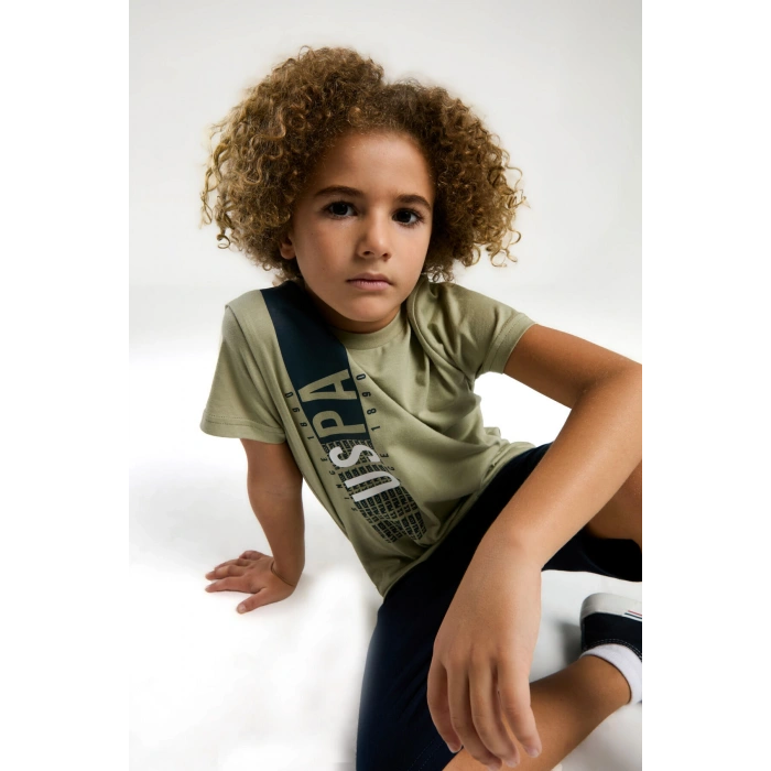 ERKEK ÇOCUK BERMUDA TAKIM - ÇAY YEŞİLİ