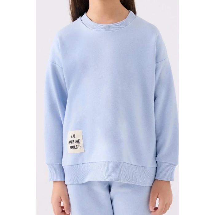 KIZ ÇOCUK EŞOFMAN TAKIM - MAVİ