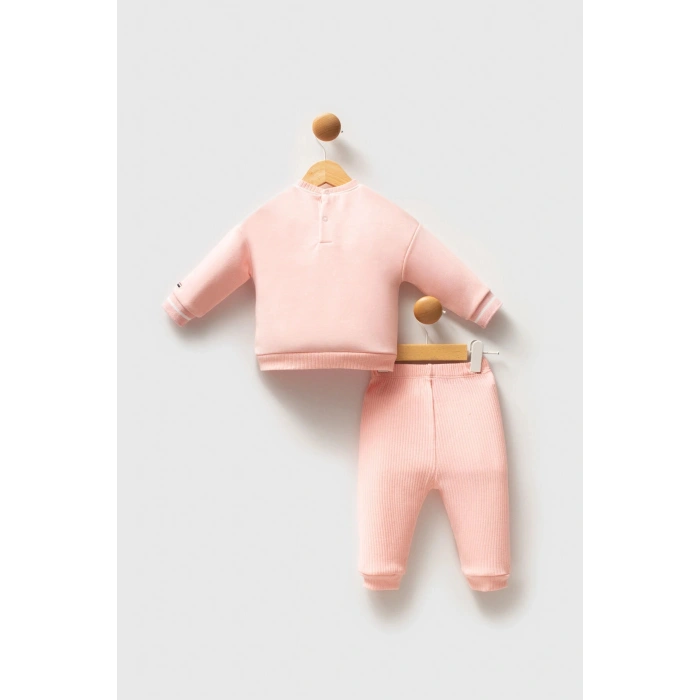 U.S.POLO ASSN KIZ BEBEK 2Lİ TAKIM - AÇIK PEMBE
