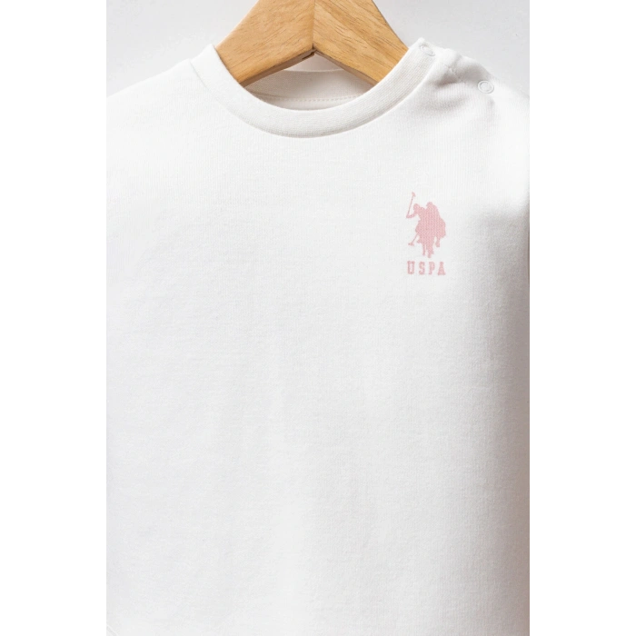 U.S.POLO ASSN KIZ BEBEK 3LÜ TAKIM - AÇIK PEMBE