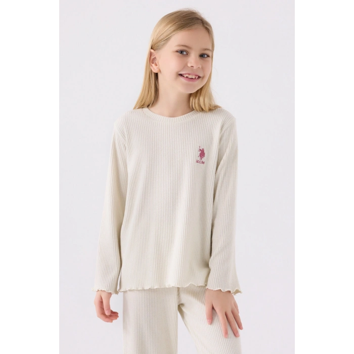 KIZ ÇOCUK İKİLİ TAKIM - BEYAZ