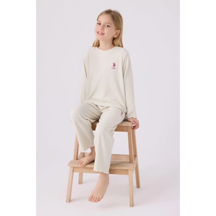 KIZ ÇOCUK İKİLİ TAKIM - BEYAZ