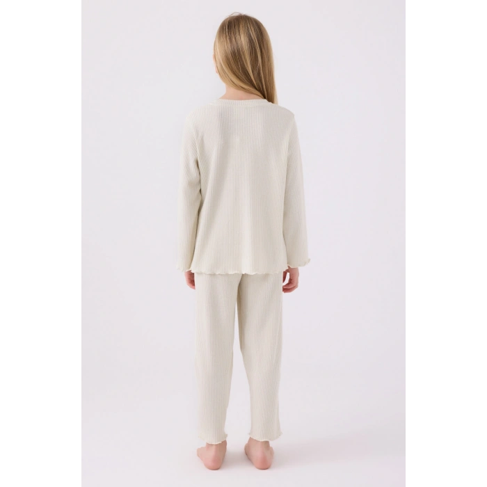 KIZ ÇOCUK İKİLİ TAKIM - BEYAZ