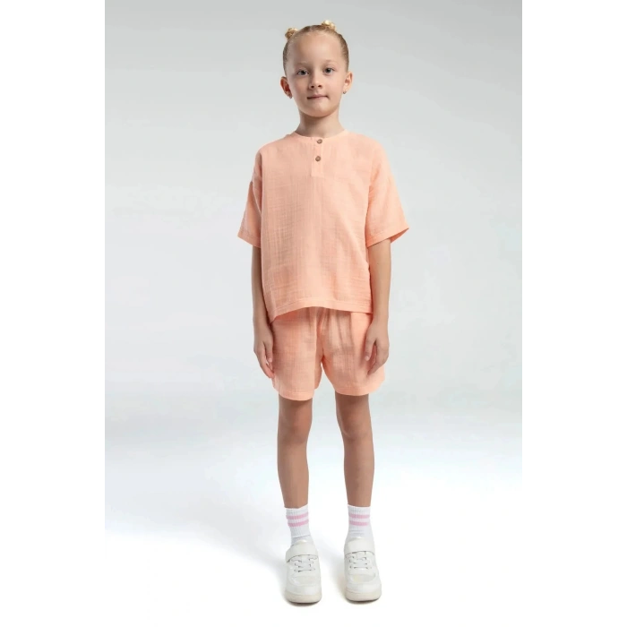 KIZ ÇOCUK ŞORT TAKIM - SOMON