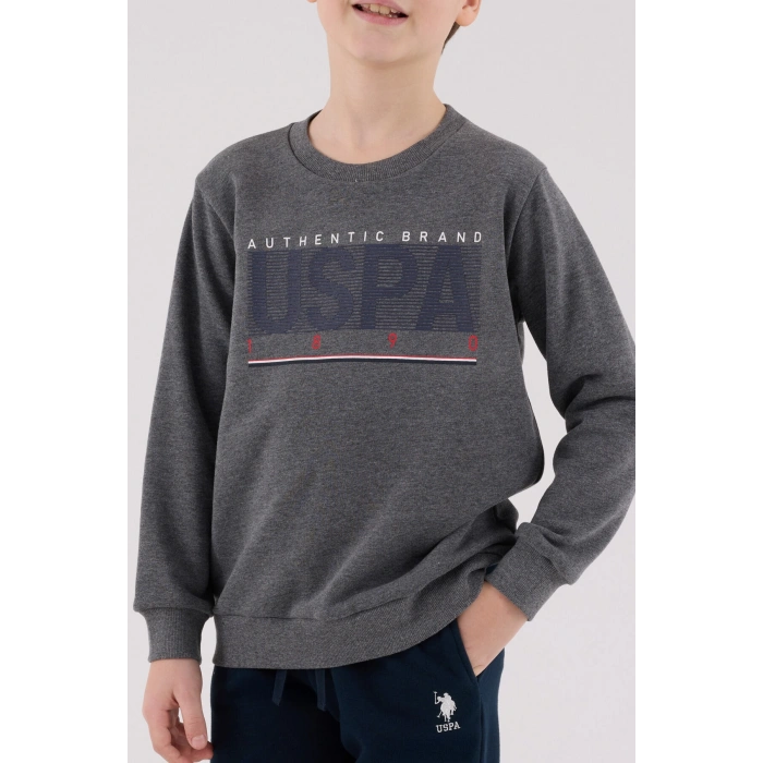 ERKEK ÇOCUK EŞOFMAN TAKIMI - ANTRASİT MELANJ