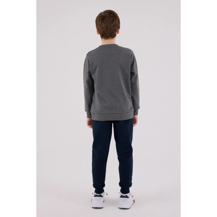 ERKEK ÇOCUK EŞOFMAN TAKIMI - ANTRASİT MELANJ