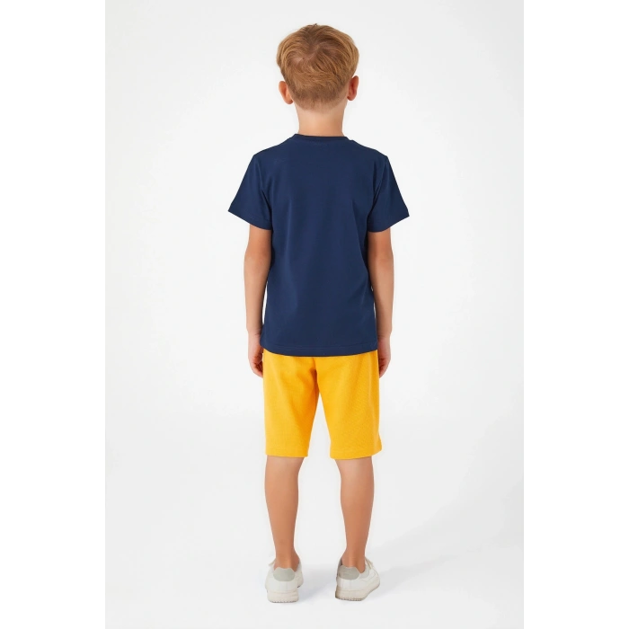 ERKEK ÇOCUK BERMUDA TAKIM - LACİVERT