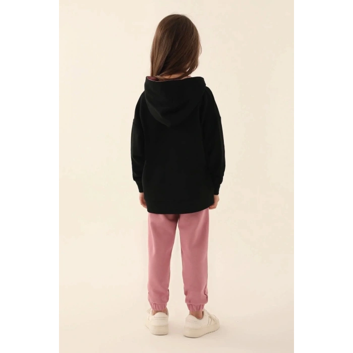 KIZ ÇOCUK EŞOFMAN TAKIM - SİYAH