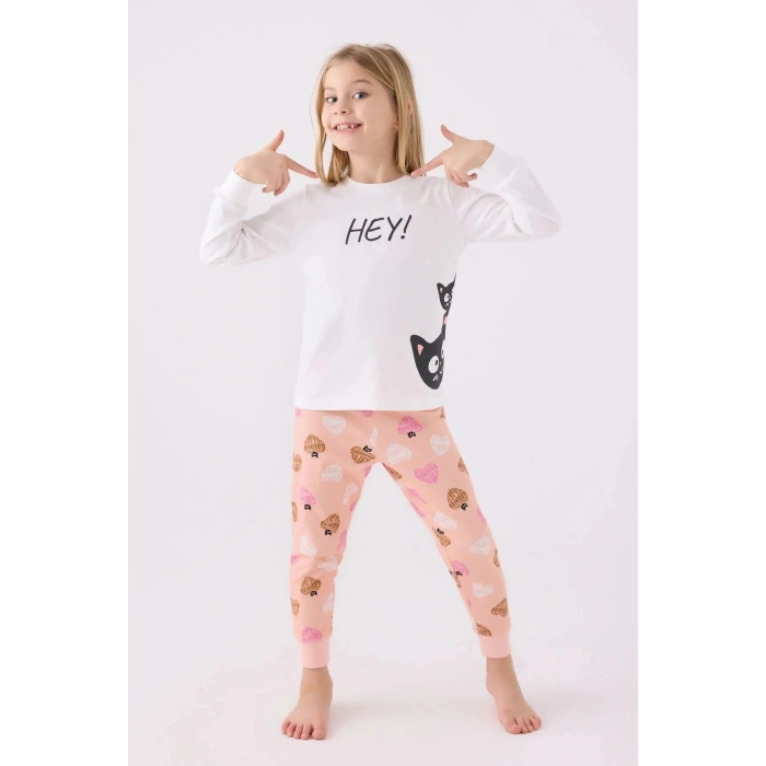 KIZ ÇOCUK İKİLİ TAKIM - BEYAZ