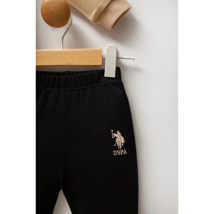 U.S.POLO ASSN ERKEK BEBEK 2Lİ TAKIM - BEJ