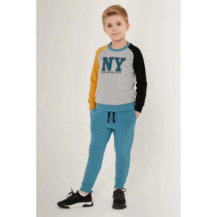 ERKEK ÇOCUK EŞOFMAN TAKIM - GRİ MELANJ