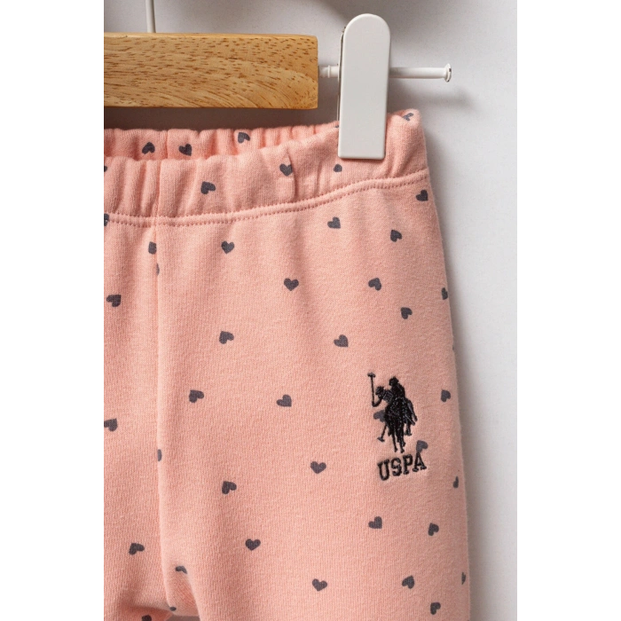 U.S.POLO ASSN KIZ BEBEK 2Lİ TAKIM - Beyaz