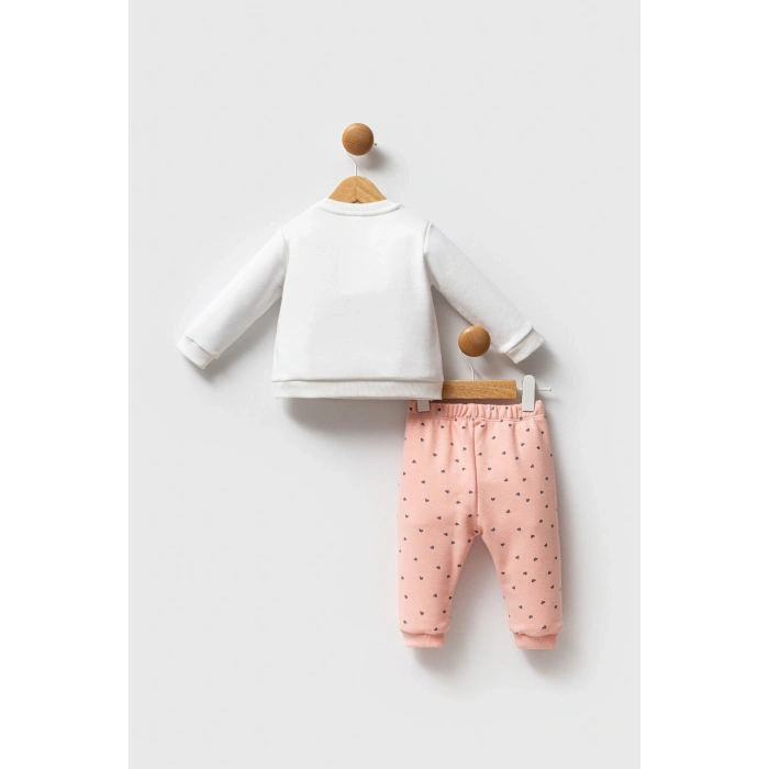 U.S.POLO ASSN KIZ BEBEK 2Lİ TAKIM - Beyaz