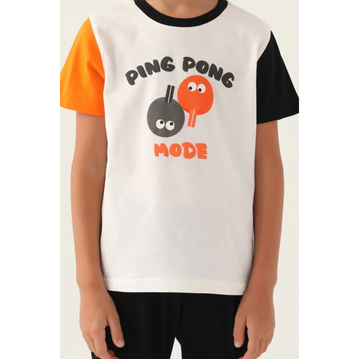 ERKEK ÇOCUK KAPRİ TAKIM - BEYAZ