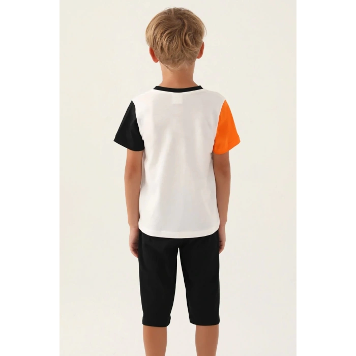 ERKEK ÇOCUK KAPRİ TAKIM - BEYAZ