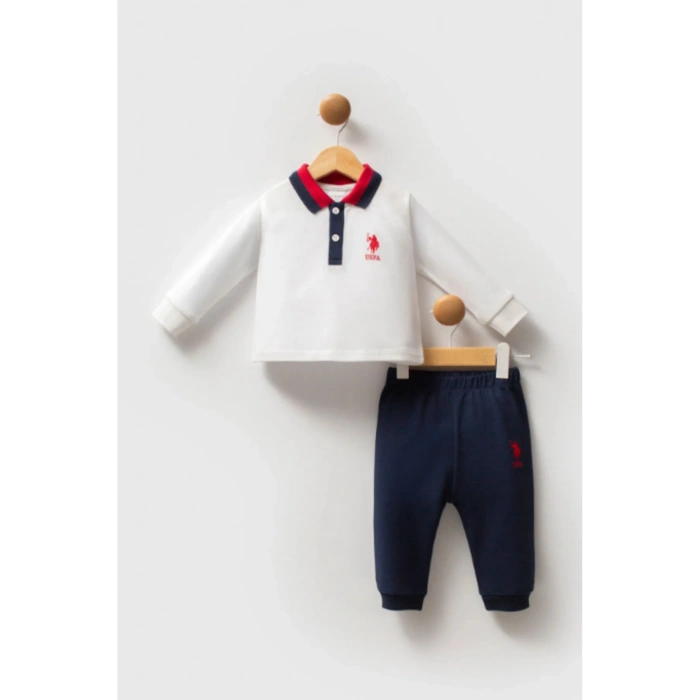 U.S.POLO ASSN ERKEK BEBEK 2 Lİ TAKIM - Beyaz