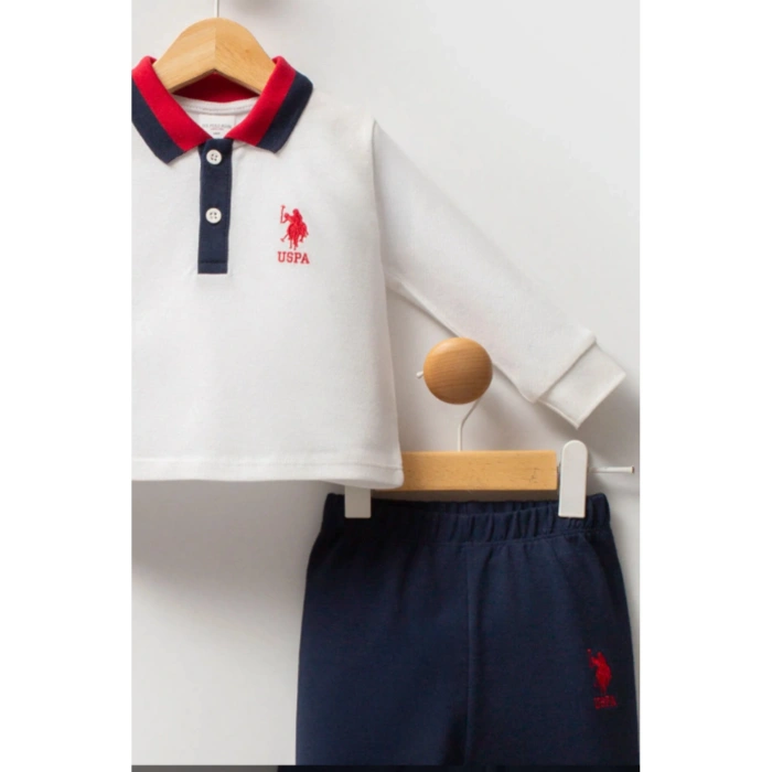 U.S.POLO ASSN ERKEK BEBEK 2 Lİ TAKIM - Beyaz