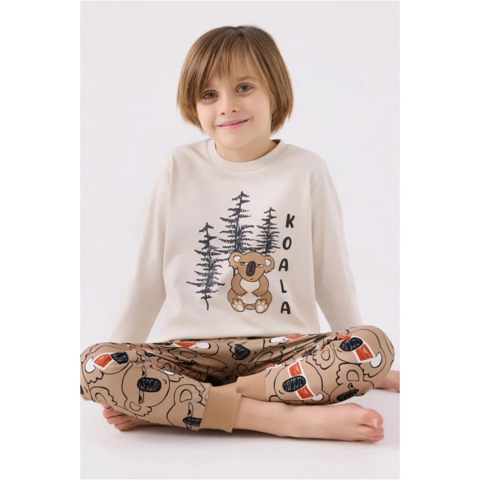 ERKEK ÇOCUK İKİLİ TAKIM - BEJ