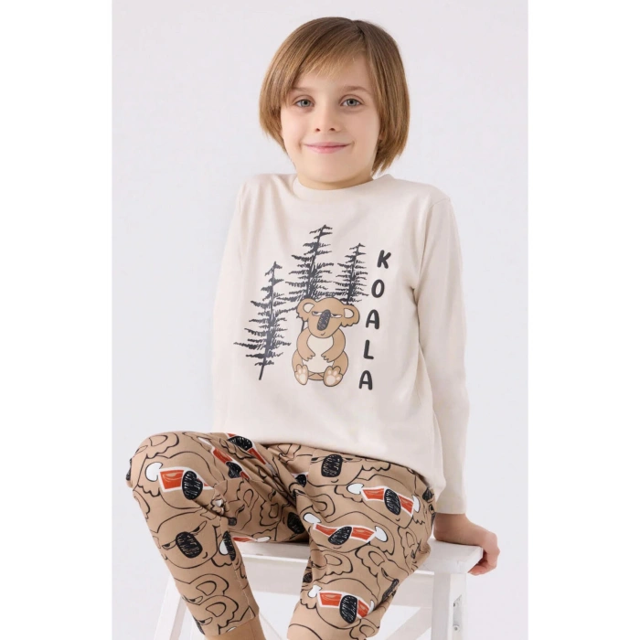 ERKEK ÇOCUK İKİLİ TAKIM - BEJ