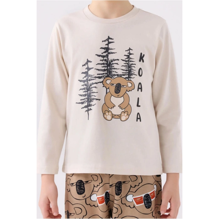 ERKEK ÇOCUK İKİLİ TAKIM - BEJ