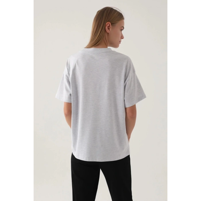 HARVARD KADIN TEK ÜST - KAR MELANJ