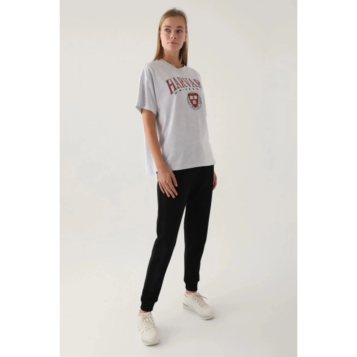 HARVARD KADIN TEK ÜST - KAR MELANJ