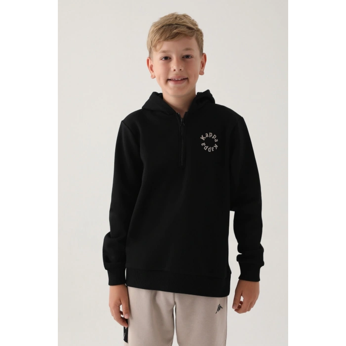 KAPPA ERKEK ÇOCUK SWEATSHIRT - SİYAH