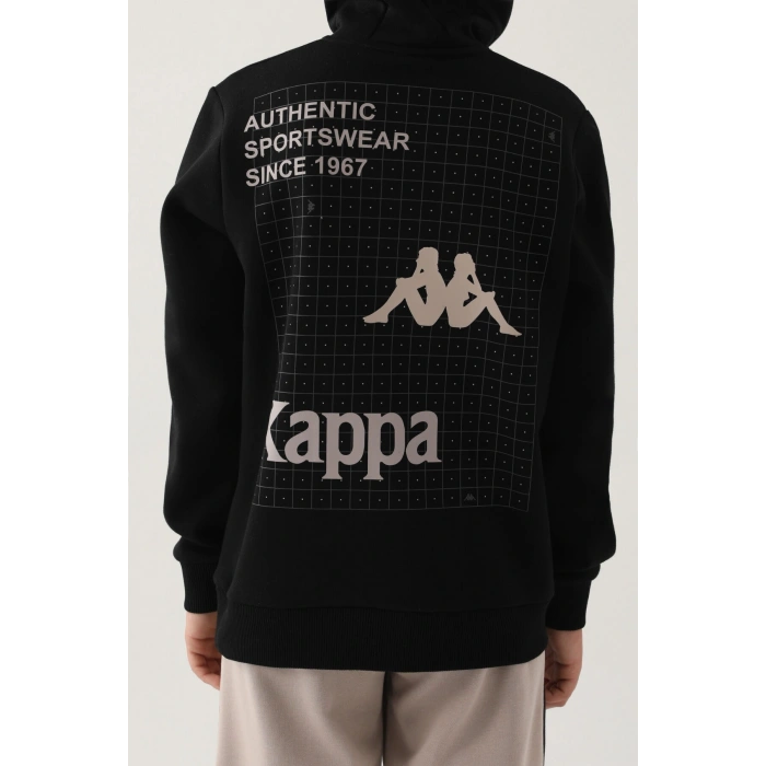 KAPPA ERKEK ÇOCUK SWEATSHIRT - SİYAH