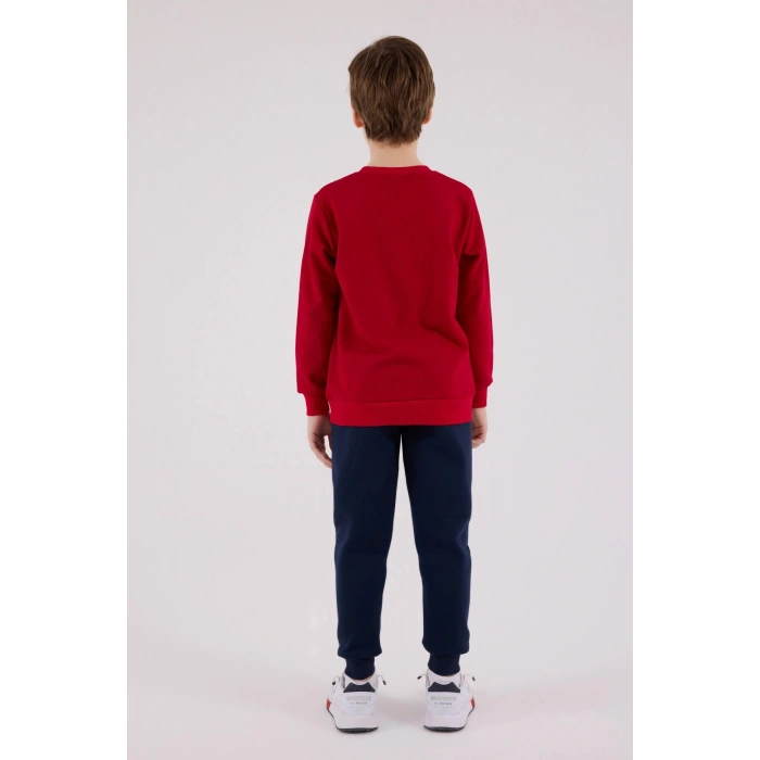 ERKEK ÇOCUK EŞOFMAN TAKIMI - KIRMIZI