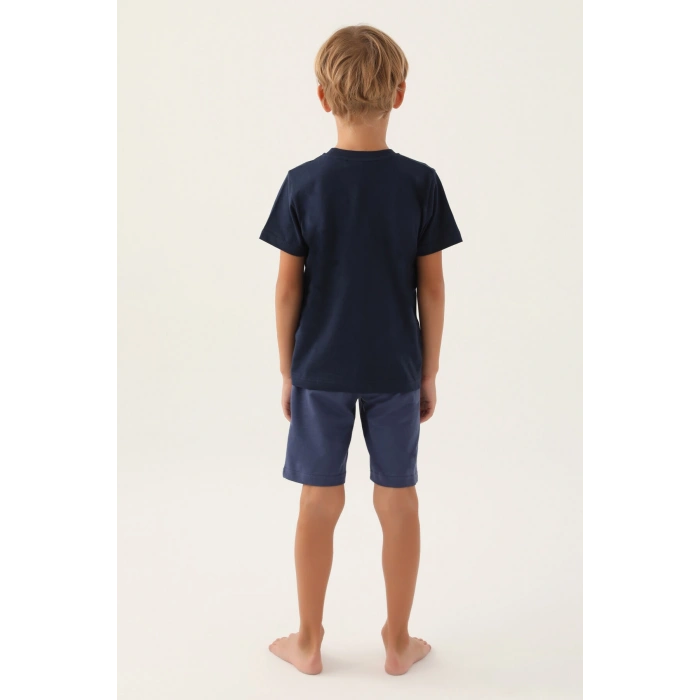 ARNETTA BABA OĞUL BERMUDA TAKIM - LACİVERT
