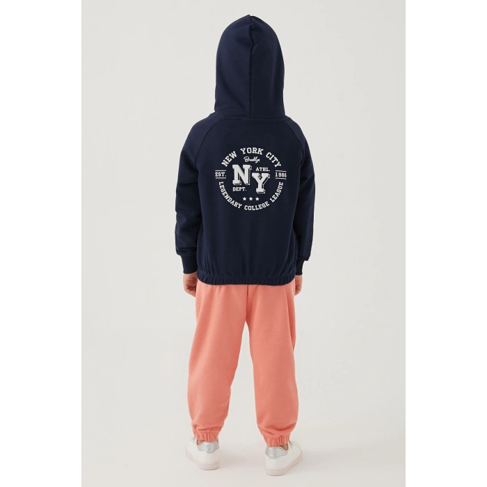 KIZ ÇOCUK EŞOFMAN TAKIM - LACİVERT