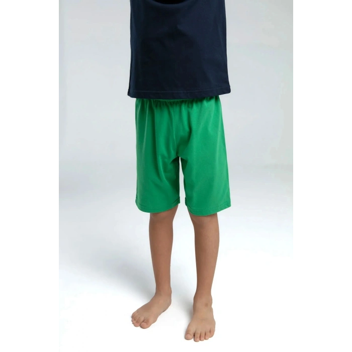 ERKEK ÇOCUK BERMUDA TAKIM - LACİVERT