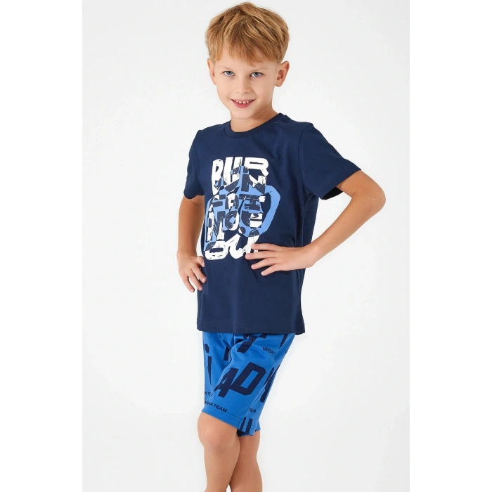 BABA OĞUL BERMUDA TAKIM - LACİVERT