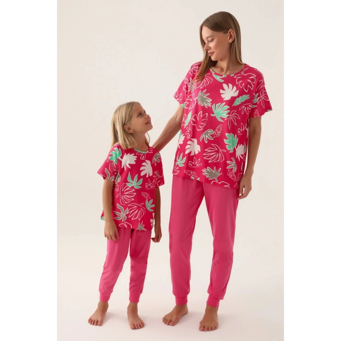 ANNE-KIZ İKİLİ TAKIM - AÇIK FUŞYA