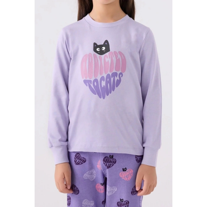 KIZ ÇOCUK İKİLİ TAKIM - LİLA