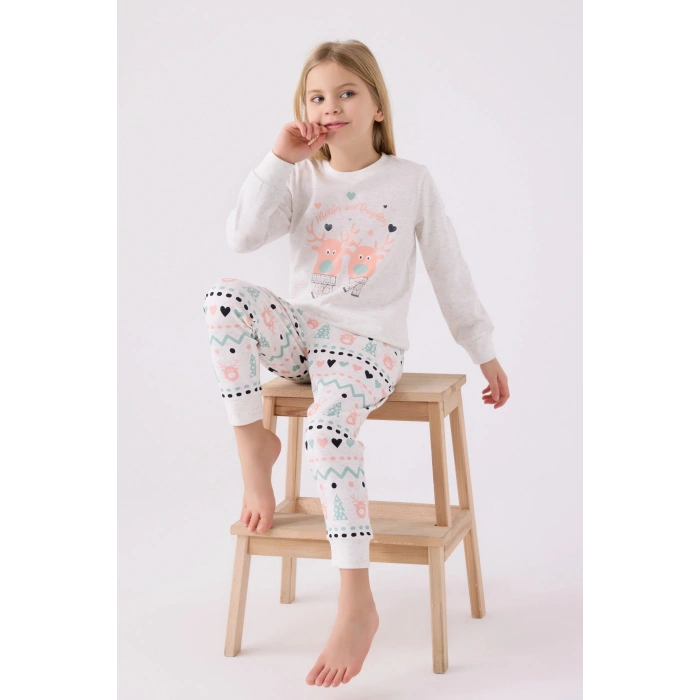 ANNE KIZ İKİLİ TAKIM - BEYAZ