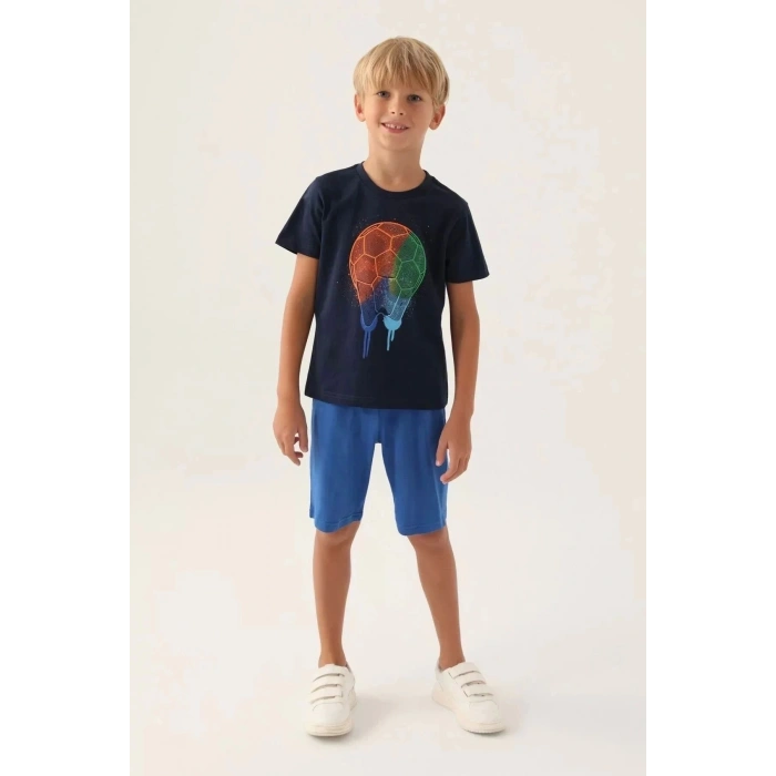 BABA OĞUL BERMUDA TAKIM - LACİVERT