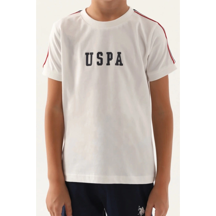 ERKEK ÇOCUK BERMUDA TAKIM - BEYAZ