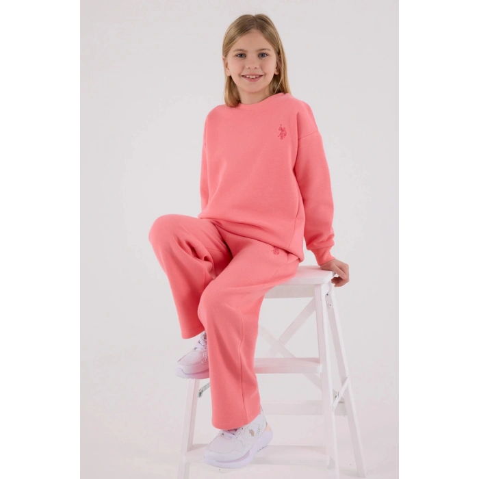 KIZ GARSON İKİLİ TAKIM - NEON PEMBE