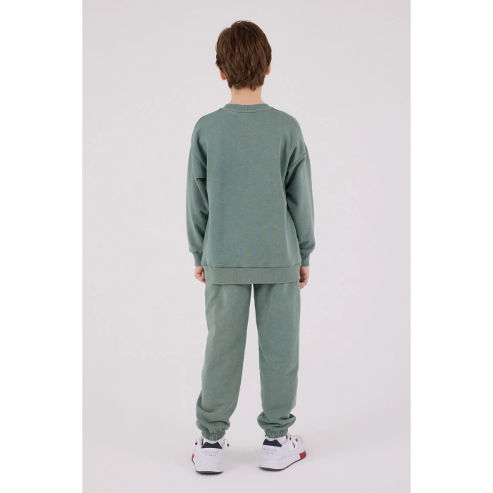 ERKEK GARSON EŞOFMAN TAKIMI - KOYU YEŞİL