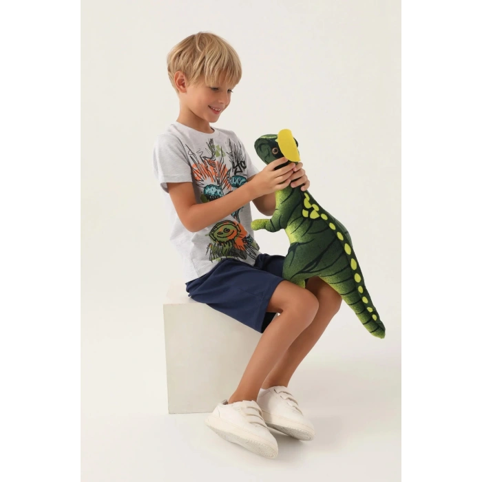 ERKEK ÇOCUK BERMUDA TAKIM - KAR MELANJ