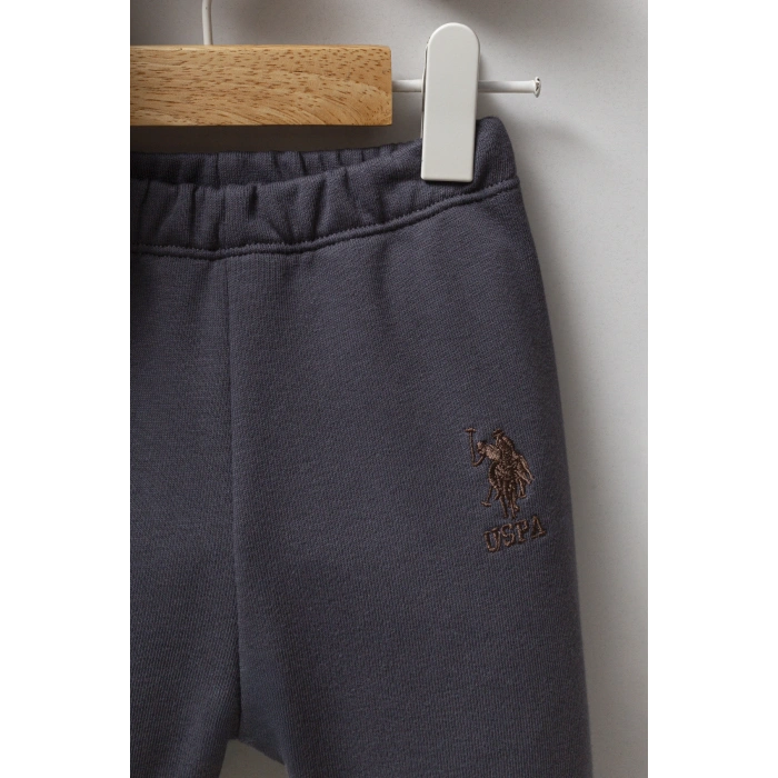 U.S.POLO ASSN ERKEK BEBEK 3LÜ TAKIM - FÜME