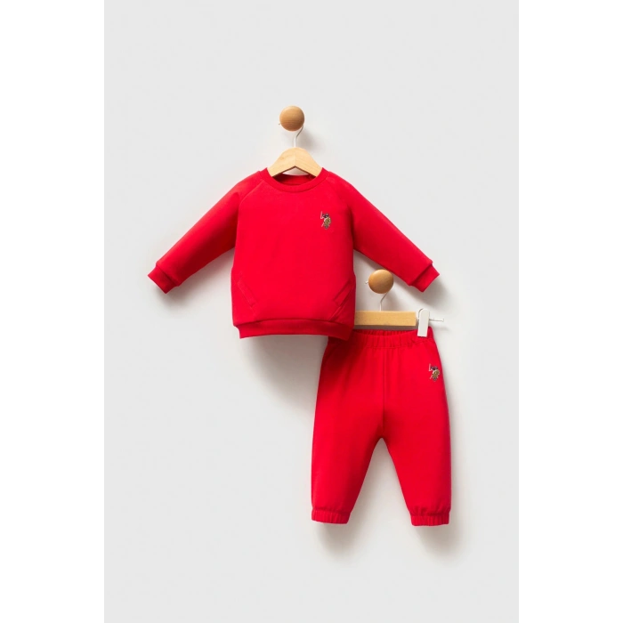 U.S.POLO ASSN ERKEK BEBEK 2 Lİ TAKIM - KIRMIZI