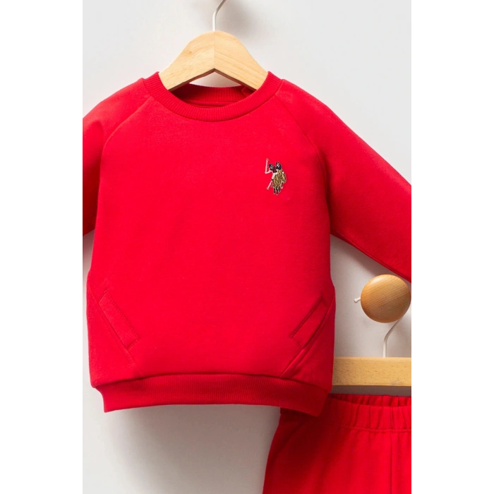 U.S.POLO ASSN ERKEK BEBEK 2 Lİ TAKIM - KIRMIZI