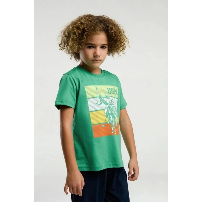 ERKEK GARSON PİJAMA TAKIMI - ÇAM YEŞİLİ