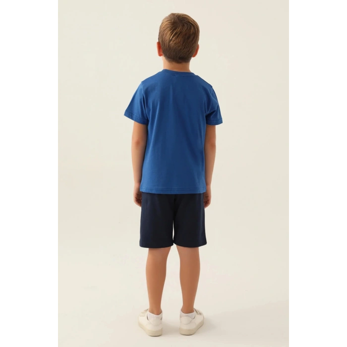 ERKEK ÇOCUK BERMUDA TAKIM - COBALT