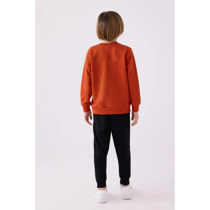 ERKEK ÇOCUK EŞOFMAN TAKIM - KİREMİT