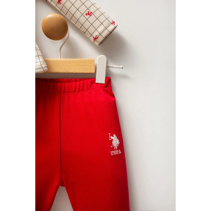 U.S.POLO ASSN KIZ BEBEK 2Lİ TAKIM - Beyaz