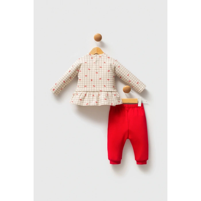 U.S.POLO ASSN KIZ BEBEK 2Lİ TAKIM - Beyaz