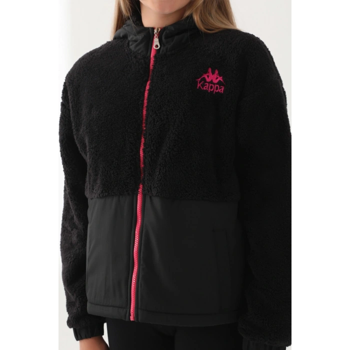 KAPPA KIZ ÇOCUK WELSOFT HIRKA - SİYAH